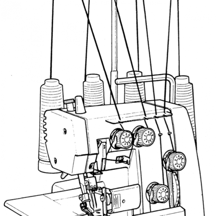 Surjeteuse Singer 14 U 244 B