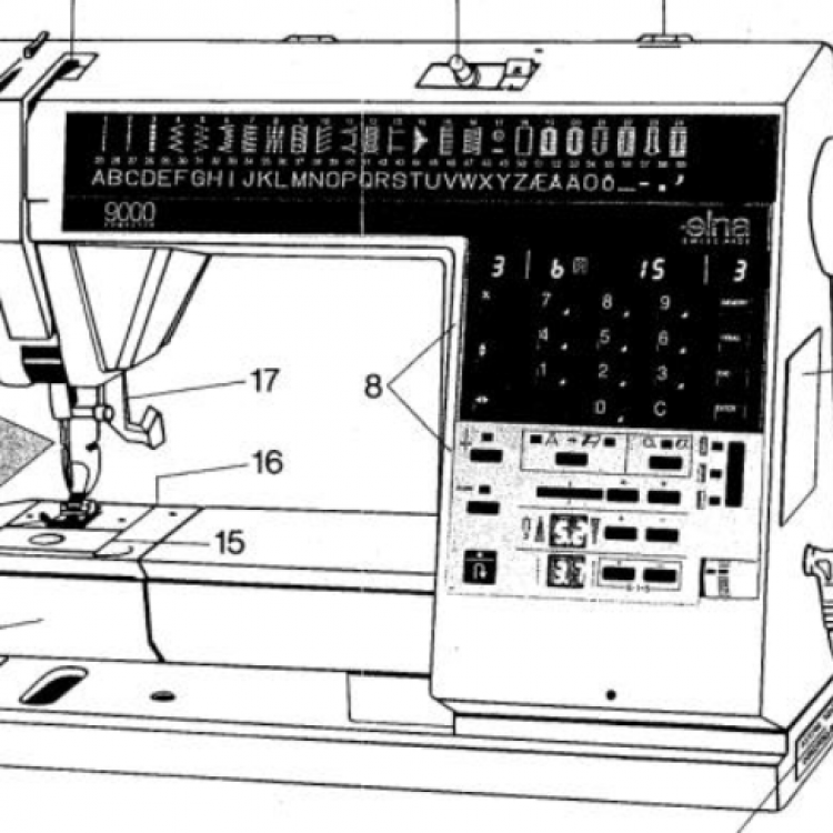 Maquina de Coser Lateral con Dos Hilos MT 9000, Maquina de Coser