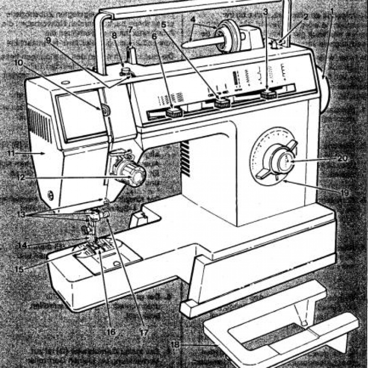 Trolley para máquina de coser - Repuestos Maquinas de Coser