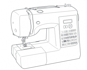 Sewingmachine Singer 7256 Fashion Mate